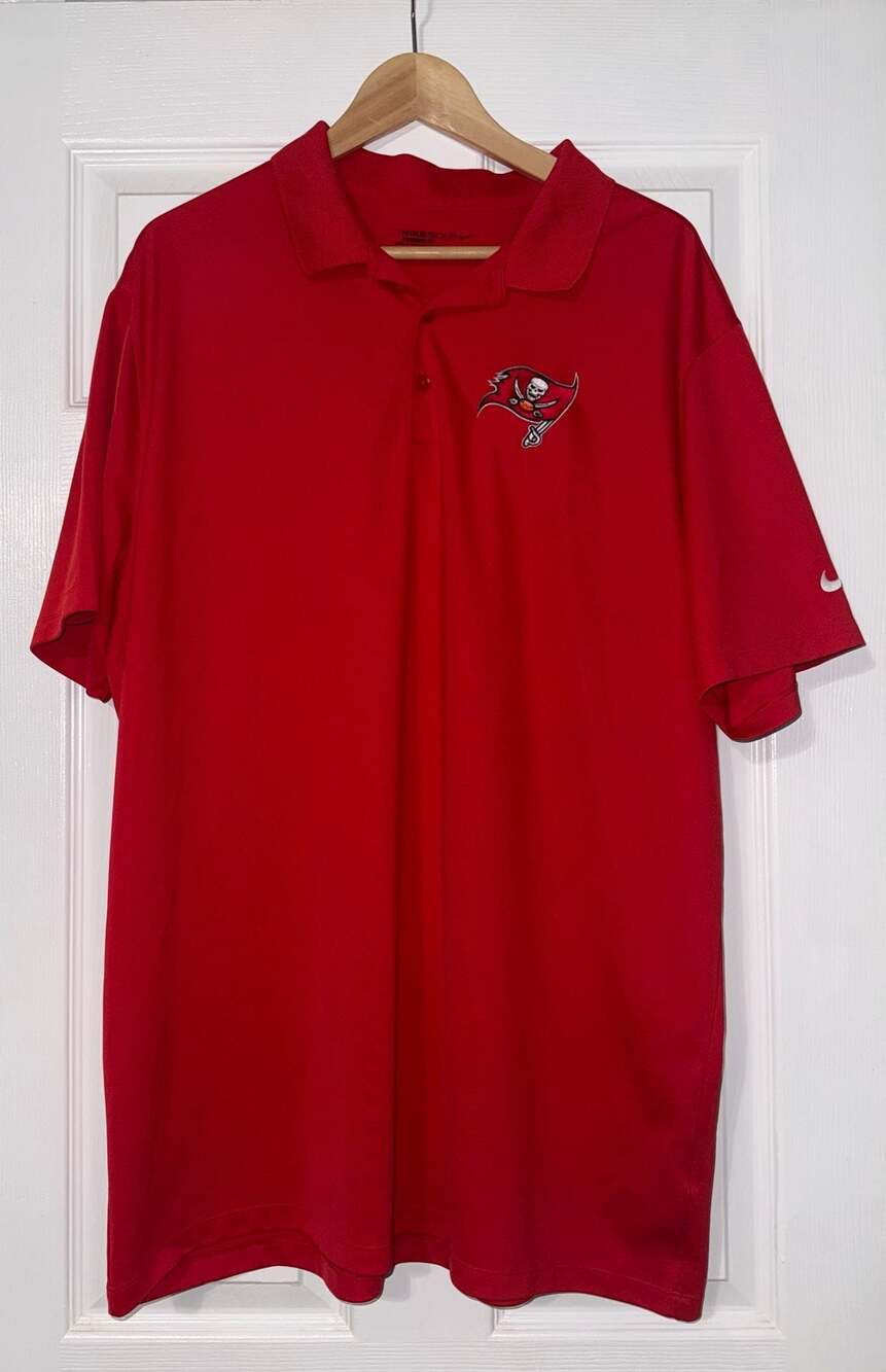 Nike Golf Tampa Bay Buccaneers Dri-FIT Polo Shirt Red Men's XXL